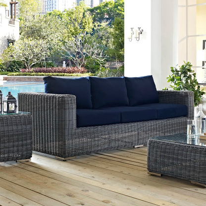 Summon Outdoor Patio Sunbrella Sofa