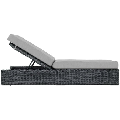 Summon Outdoor Patio Sunbrella® Chaise Lounge by Modway