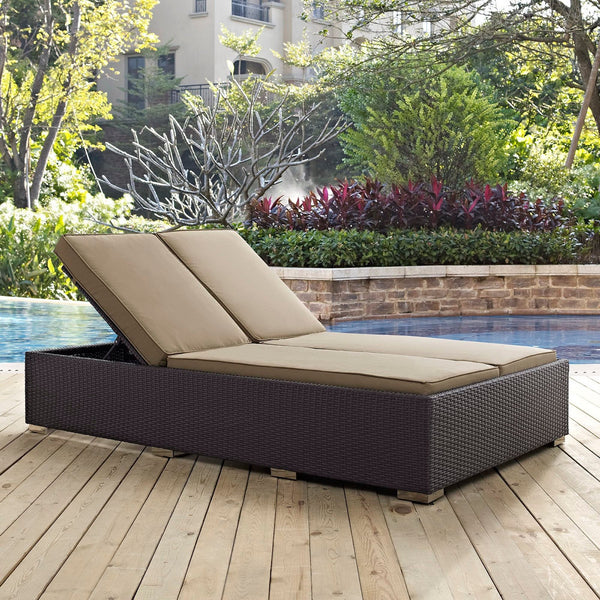 Convene Double Outdoor Patio Chaise