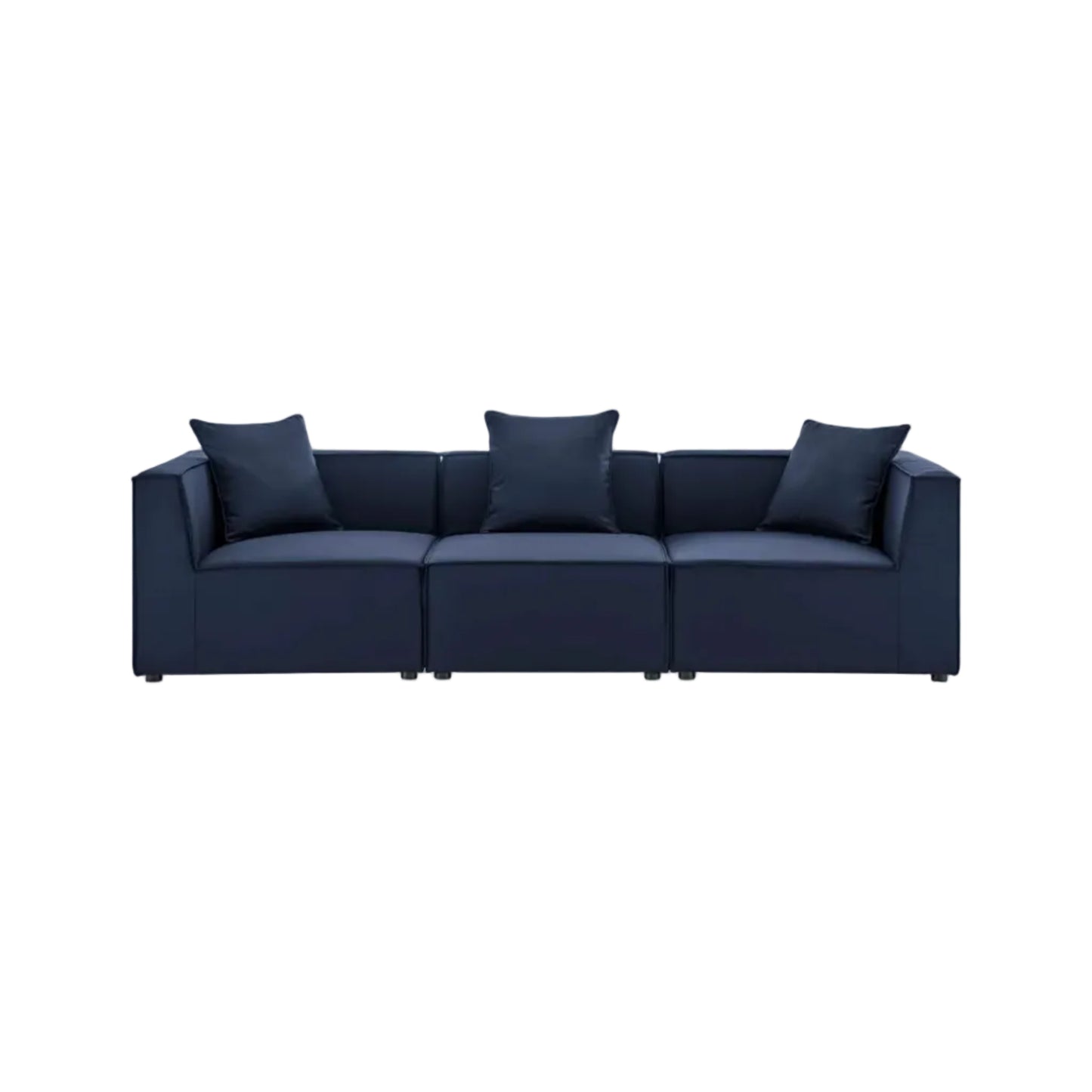 Saybrook 3-Piece Outdoor Patio Upholstered Sectional Sofa