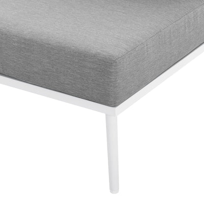 Stance Outdoor Patio Aluminum Large Sectional Sofa by Modway