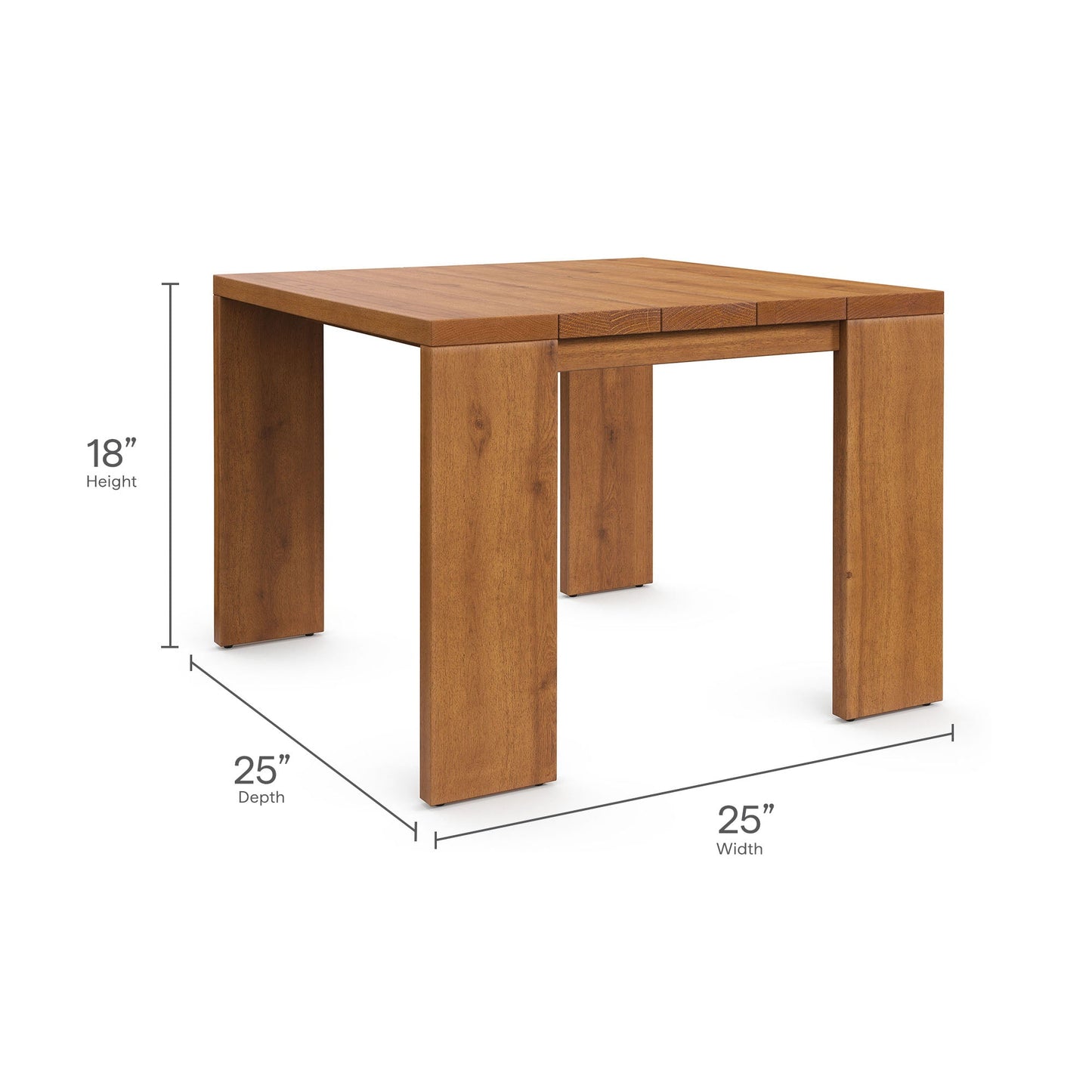 Tahoe 3-Piece Outdoor Patio Acacia Wood Furniture Set by Modway