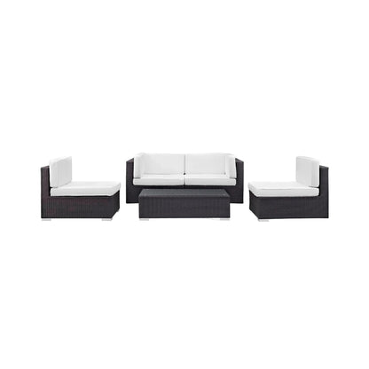 Camfora 5-Piece Outdoor Patio Sectional Set