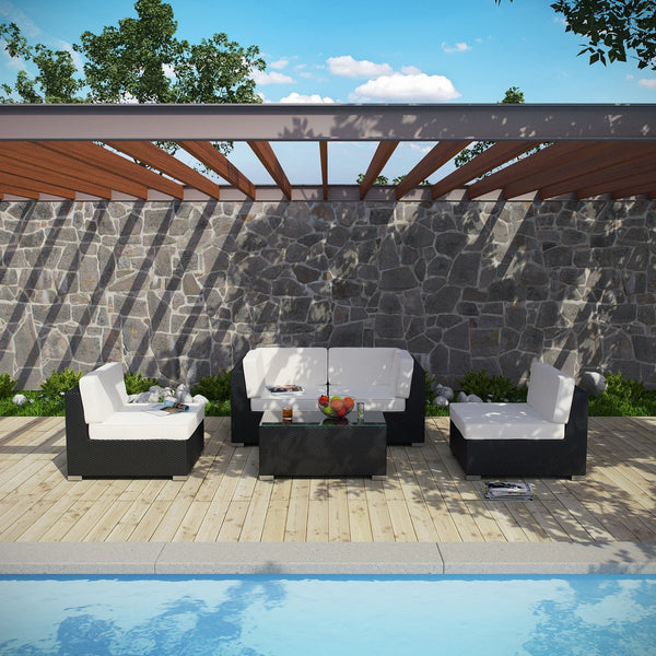 Camfora 5-Piece Outdoor Patio Sectional Set