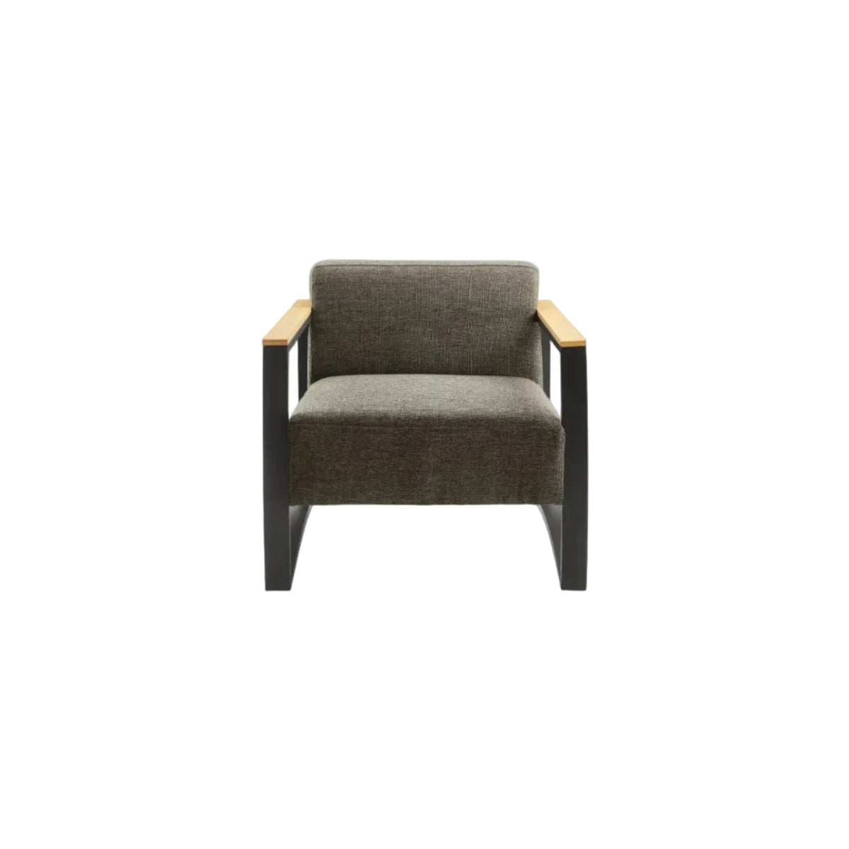Sauve Outdoor Patio Armchair by Modway – Powder‑Coated Aluminum, Water‑Resistant Cushions & Plastic Wood Armrests