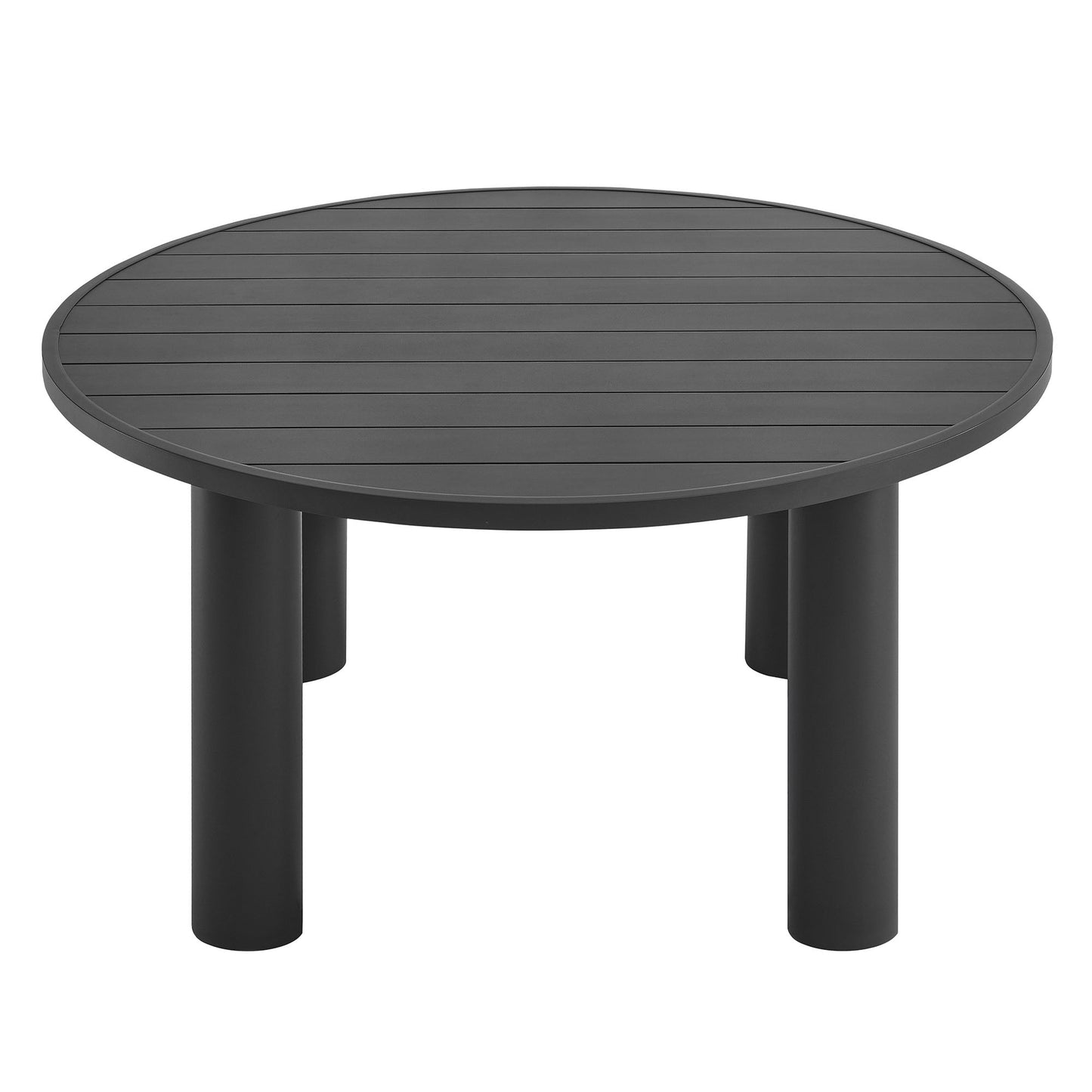 Nautica Outdoor Patio 60" Round Aluminum Dining Table