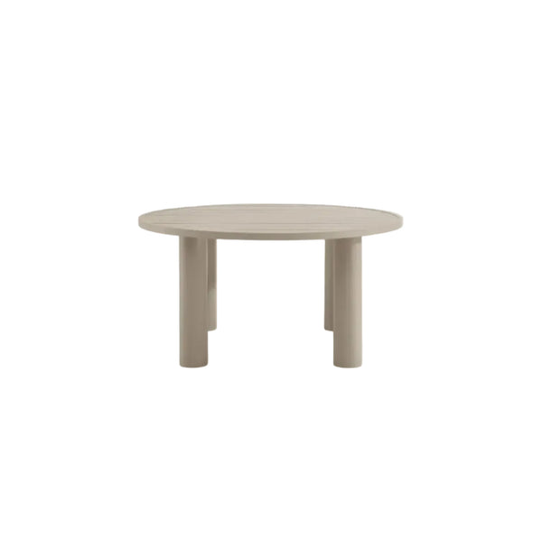 Nautica Outdoor Patio 60" Round Aluminum Dining Table
