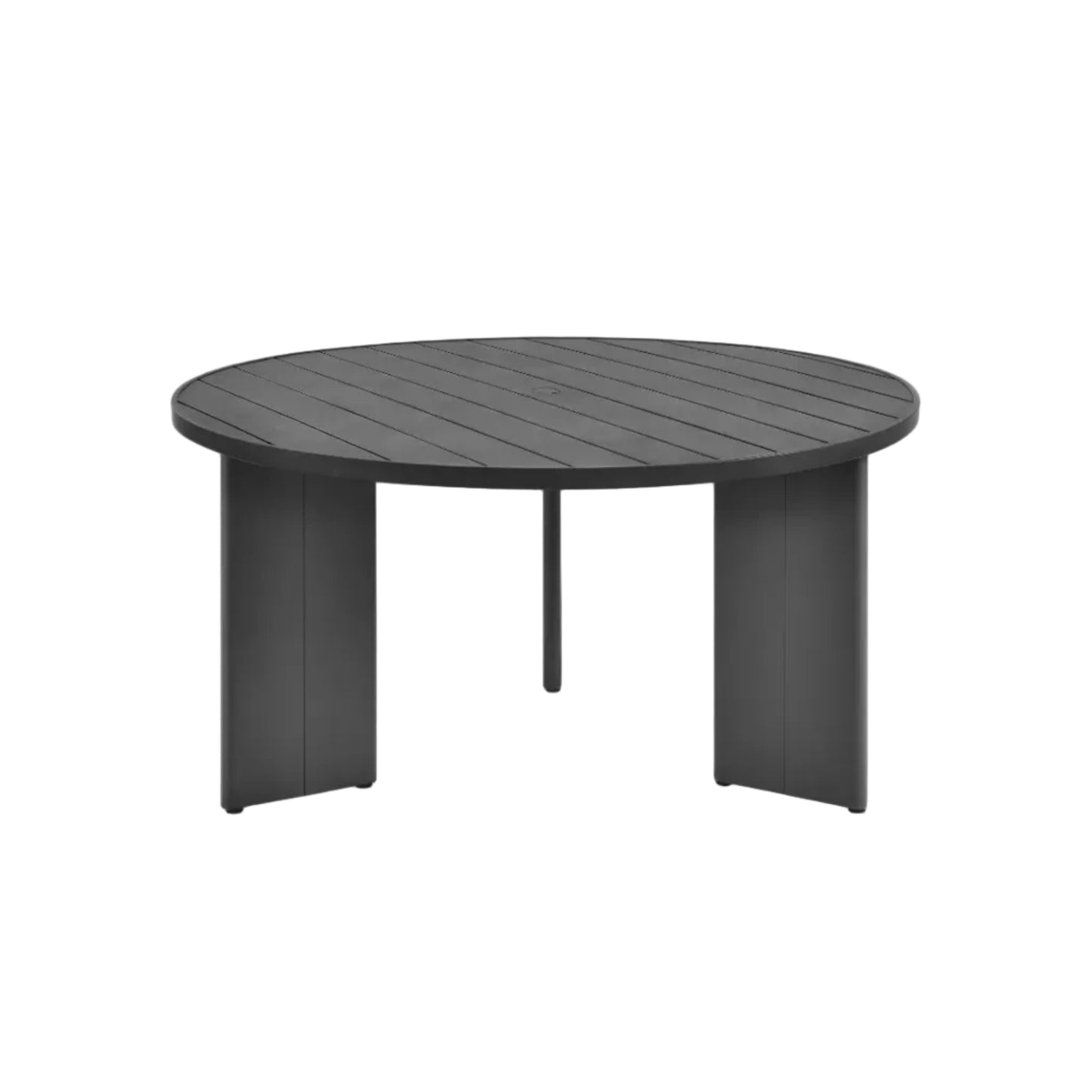 Tahoe Round Outdoor Patio Aluminum Dining Table
