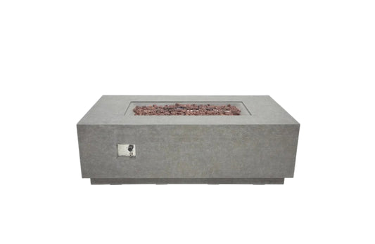 Elementi Andes Fire Table - Light Gray