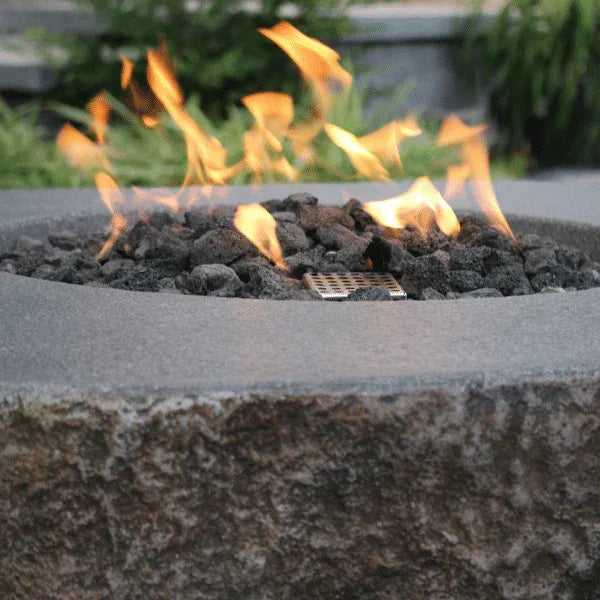 Boulder 43" Cast Concrete Fire Pit by Elementi – 45,000 BTU