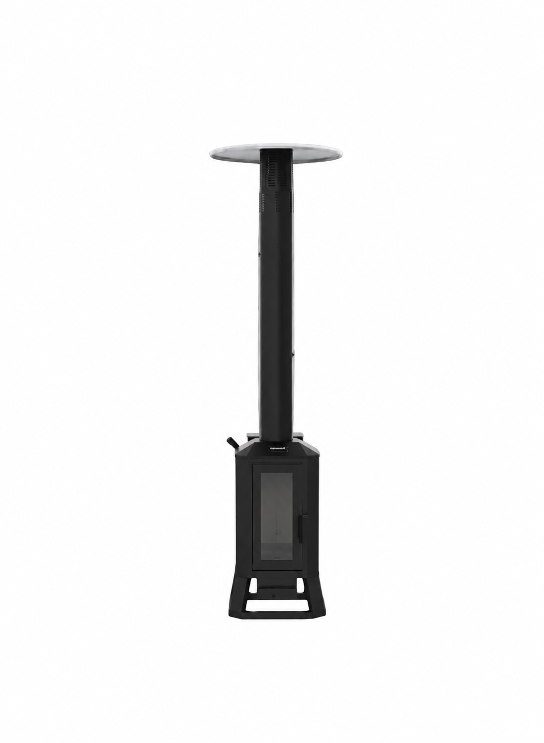 70,000 BTU Wood Pellet Outdoor Patio Heater with Glass Viewing Window