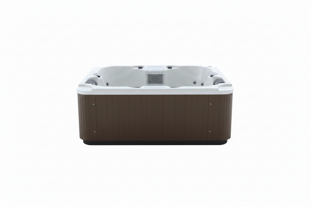 Liberty Spas LYS4000 – 4‑Seat Plug & Play Lounger Spa with Glacier, Ozone & UV Water Purification