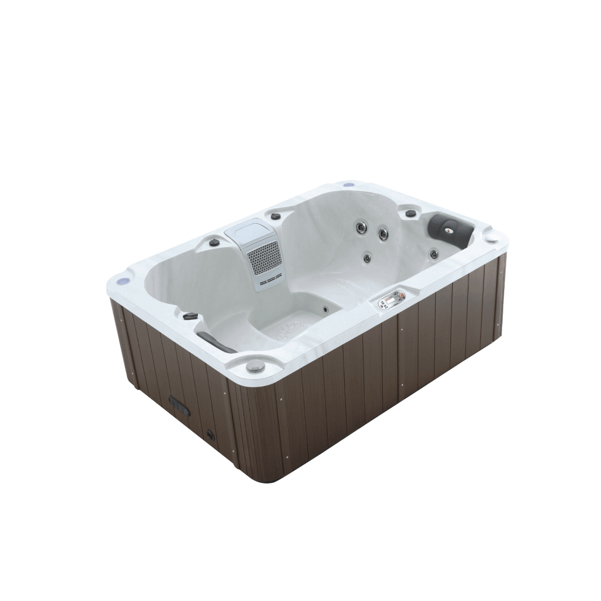 Liberty Spas LYS4000 – 4‑Seat Plug & Play Lounger Spa with Glacier, Ozone & UV Water Purification