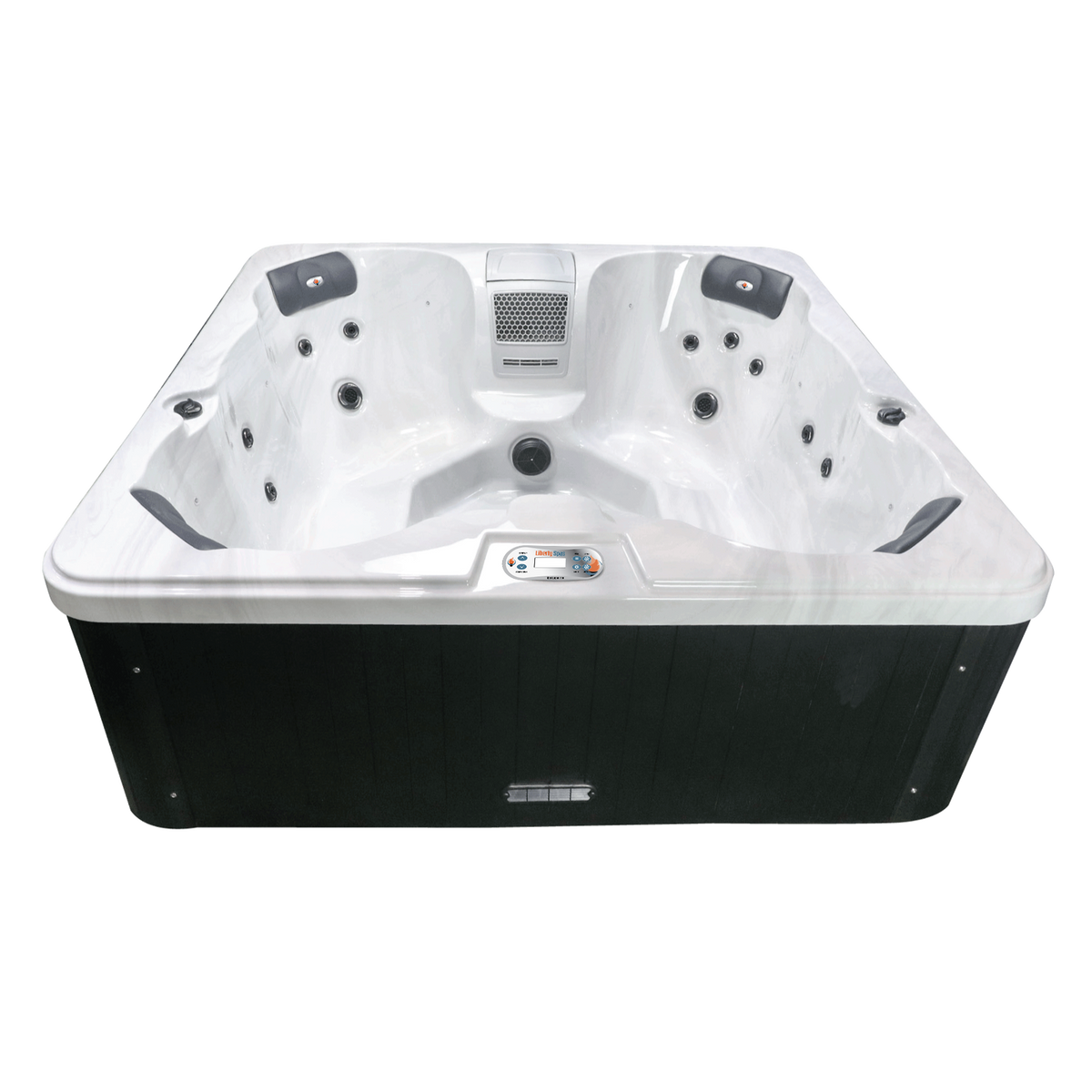 Liberty Spas LYS4500 – 4–6 Person Plug‑In Hot Tub with 18 Hydrotherapy Jets, Glacier Filtration & Ozone System