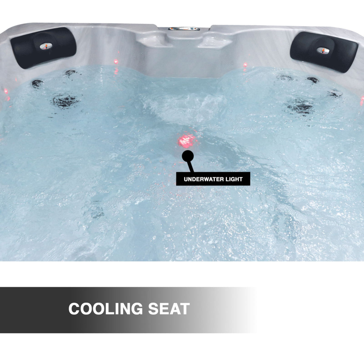 Liberty Spas LYS4500 – 4–6 Person Plug‑In Hot Tub with 18 Hydrotherapy Jets, Glacier Filtration & Ozone System