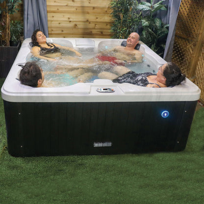 Liberty Spas LYS4500 – 4–6 Person Plug‑In Hot Tub with 18 Hydrotherapy Jets, Glacier Filtration & Ozone System