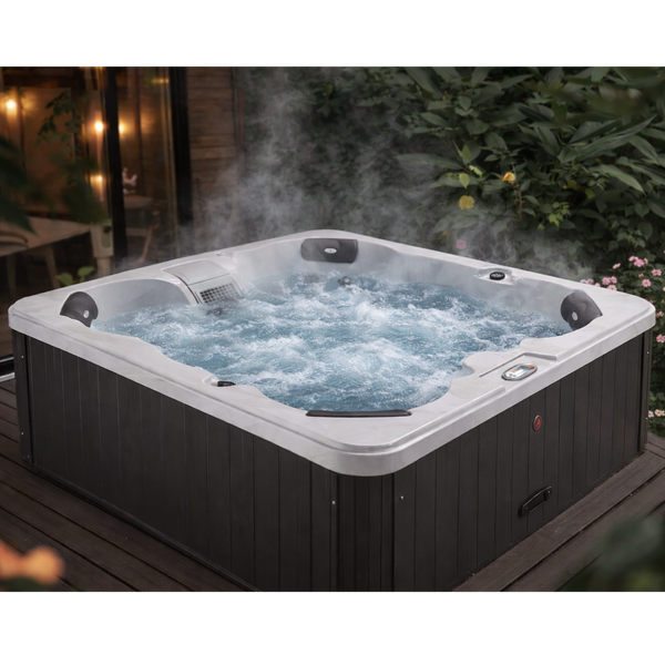 Liberty Spas LYS4500 – 4–6 Person Plug‑In Hot Tub with 18 Hydrotherapy Jets, Glacier Filtration & Ozone System
