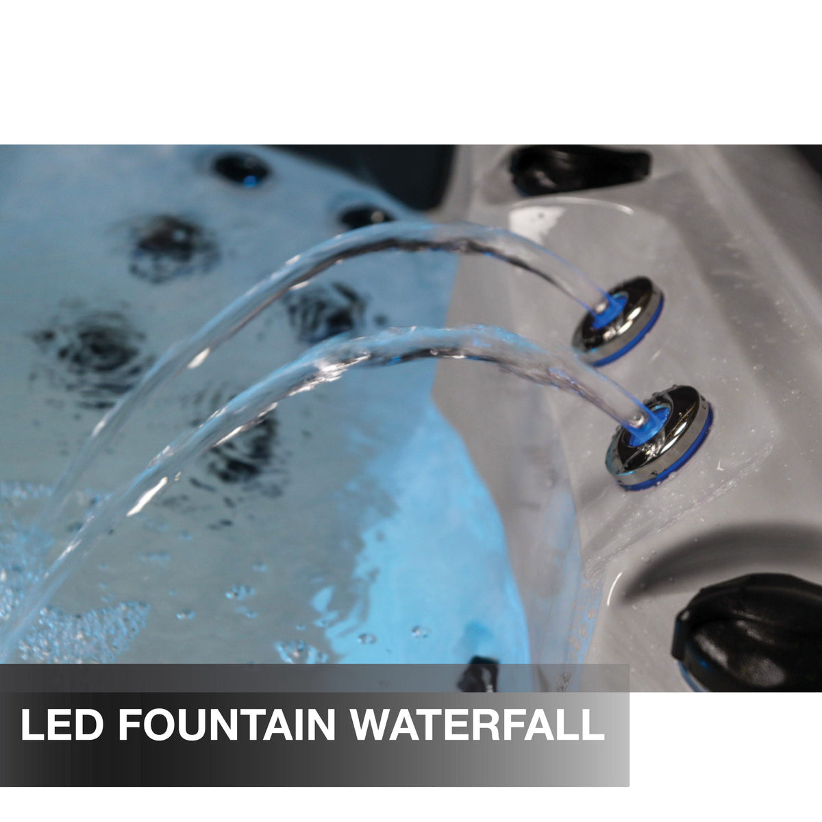 Liberty Spas LYS5000 – 6‑Seat Hot Tub with Glacier Filtration, A03P Purification & LED Waterfall System