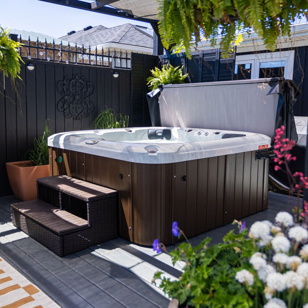 Liberty Spas LYS5000 – 6‑Seat Hot Tub with Glacier Filtration, A03P Purification & LED Waterfall System
