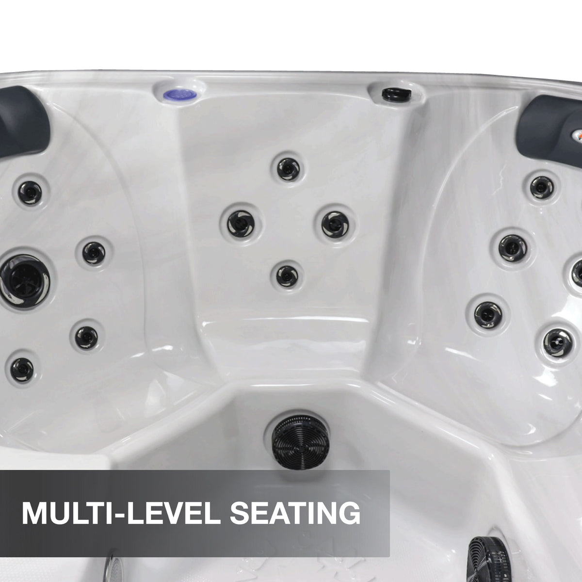 Liberty Spas LYS5000 – 6‑Seat Hot Tub with Glacier Filtration, A03P Purification & LED Waterfall System
