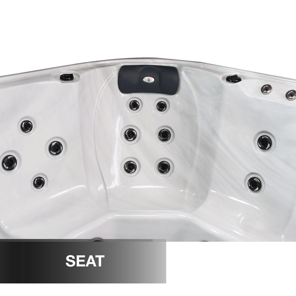 Liberty Spas LYS5000 – 6‑Seat Hot Tub with Glacier Filtration, A03P Purification & LED Waterfall System