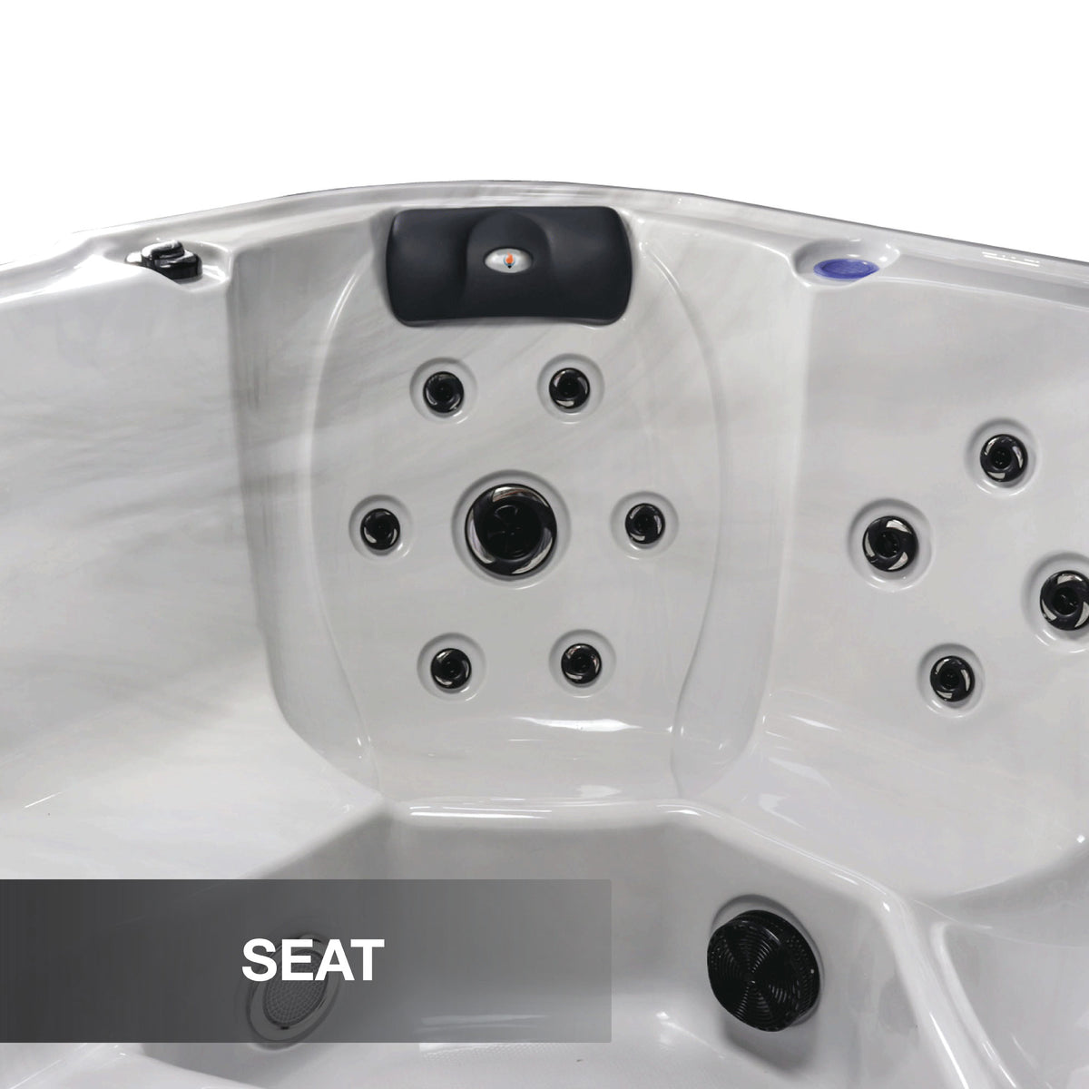 Liberty Spas LYS5000 – 6‑Seat Hot Tub with Glacier Filtration, A03P Purification & LED Waterfall System