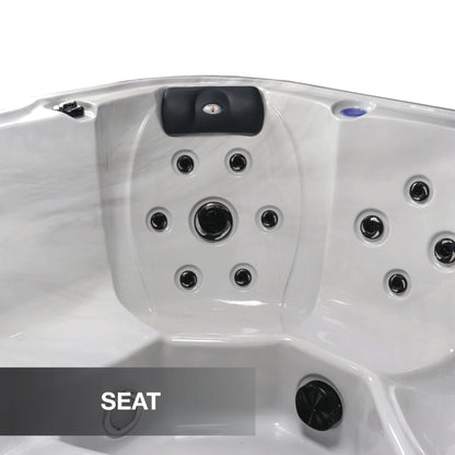 Liberty Spas LYS5000 – 6‑Seat Hot Tub with Glacier Filtration, A03P Purification & LED Waterfall System