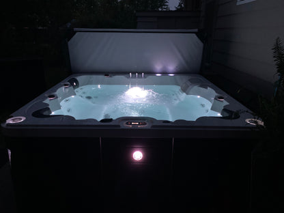 Liberty Spas LYS6000 – 6‑Seat Lounger Spa with Glacier, Ozone & UV Water Purification