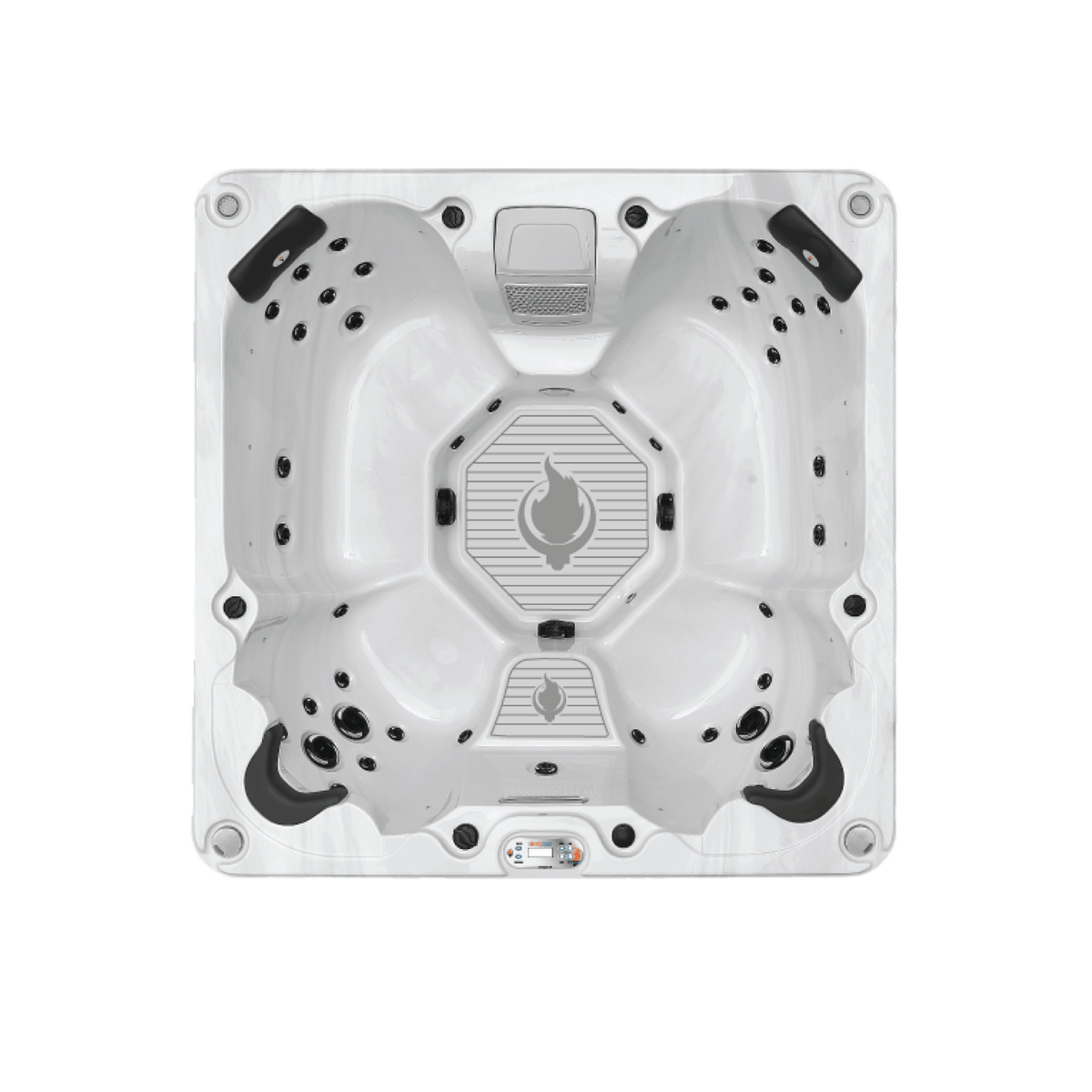 Liberty Spas LYS7000 – 7‑Person Open‑Seating Spa with Glacier, Ozone & UV Water Purification