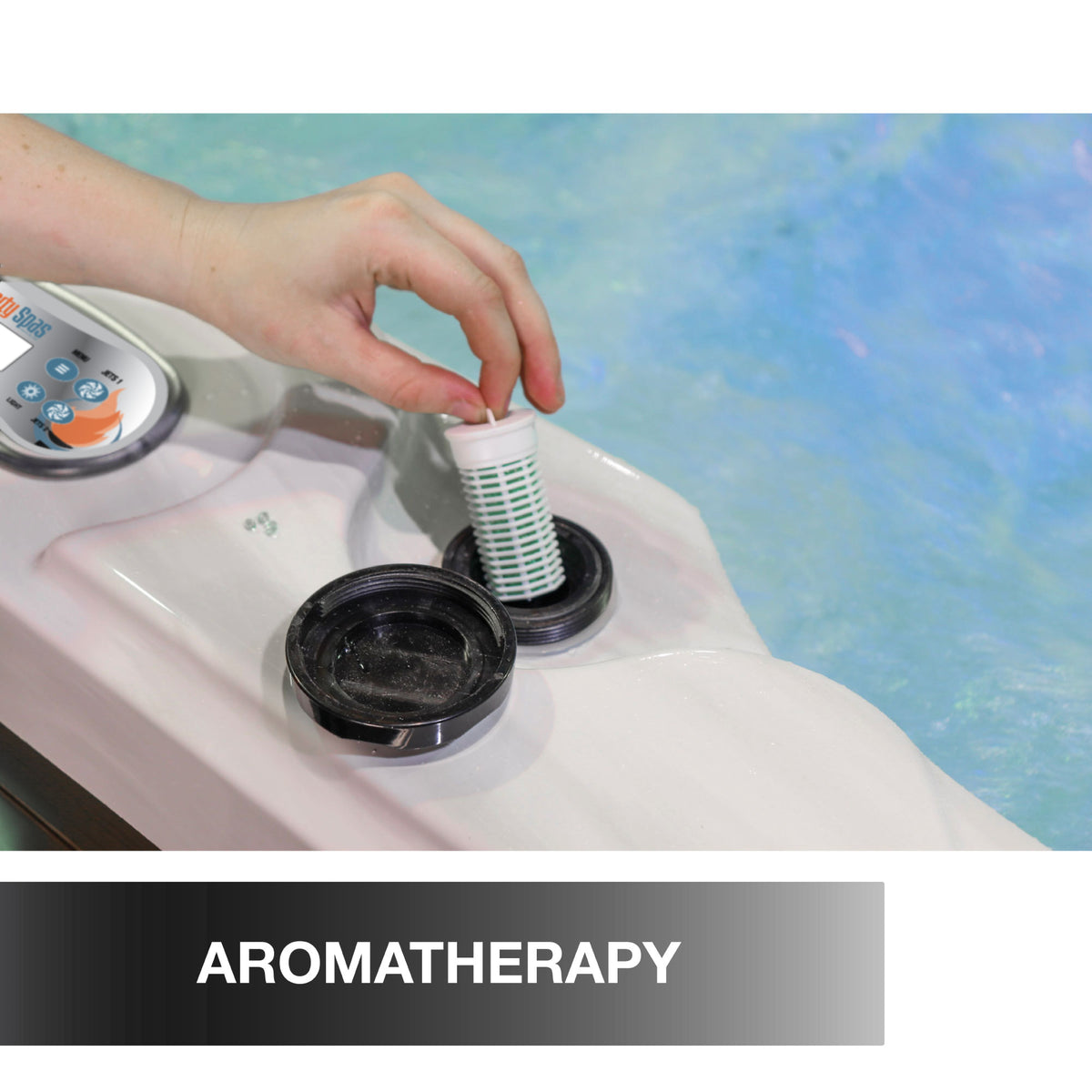 Liberty Spas LYS7000 – 7‑Person Open‑Seating Spa with Glacier, Ozone & UV Water Purification