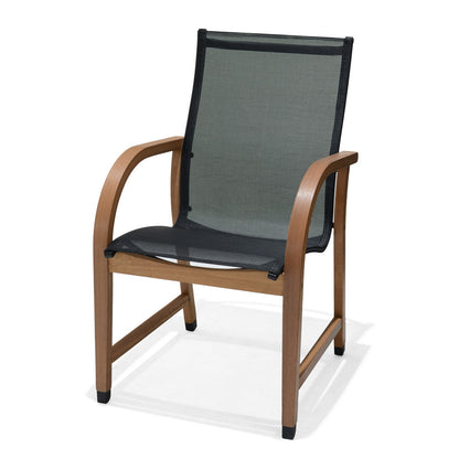 Lifestyle Garden - Manhattan Black Armchair - 4 Piece