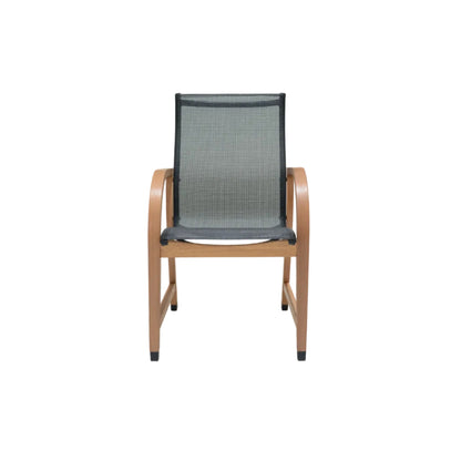 Lifestyle Garden - Manhattan Black Armchair - 4 Piece