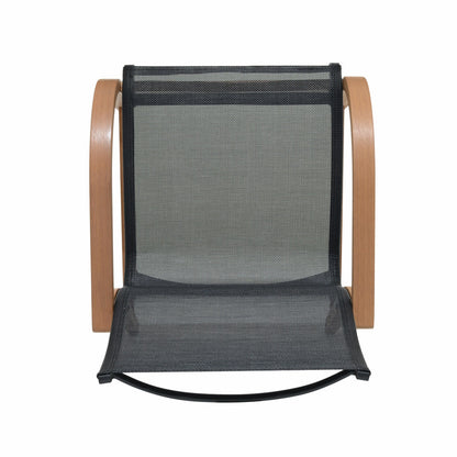 Lifestyle Garden - Manhattan Black Armchair - 4 Piece