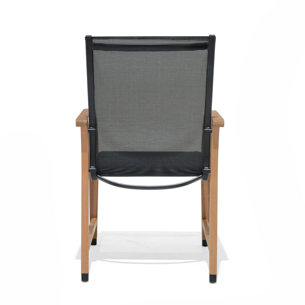 Lifestyle Garden - Manhattan Black Armchair - 4 Piece