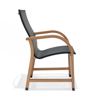 Lifestyle Garden - Manhattan Black Armchair - 4 Piece