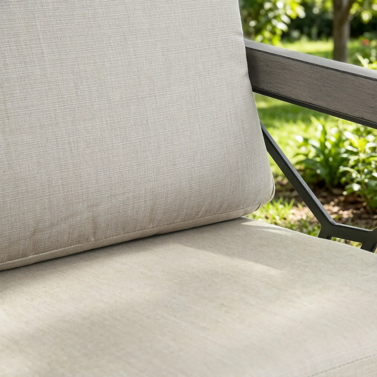 Marindo 4-Piece Aluminum Outdoor Conversation Set with Sunbrella Cushions & 360° Swivel Chairs