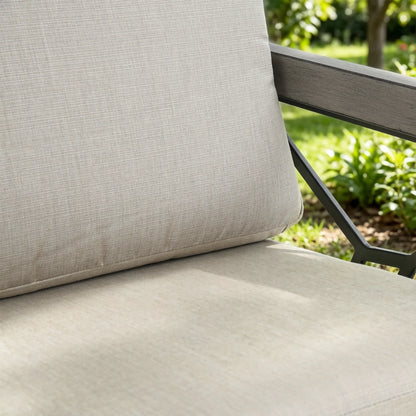 Marindo Aluminum Patio Conversation Set With 2 Swivel Chair and 2 Ottoman