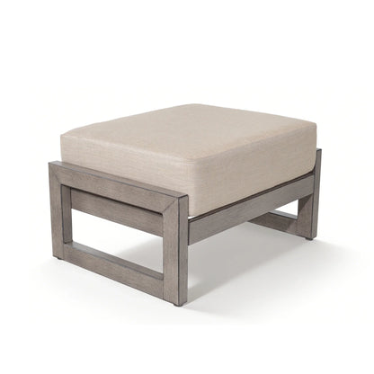 Marindo Aluminum Patio Conversation Set With 2 Swivel Chair and 2 Ottoman
