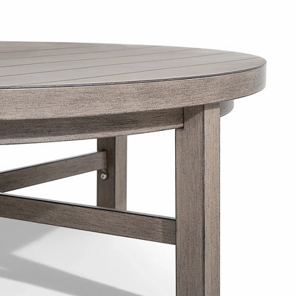Marindo Patio 4 Swivel Lounge Chairs and Round Coffee Table
