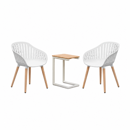 Portals Light C-shape Chair Set