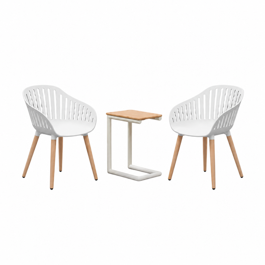 Portals Light C-shape Chair Set