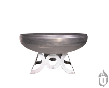 Ohio Flame “The Liberty” American Fire Pit — Heavy‑Gauge Carbon Steel with Natural Patina Finish (Made in USA)