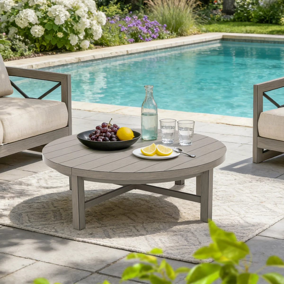 Marindo 6 Piece Patio Seating Set With Club Chair and Ottoman