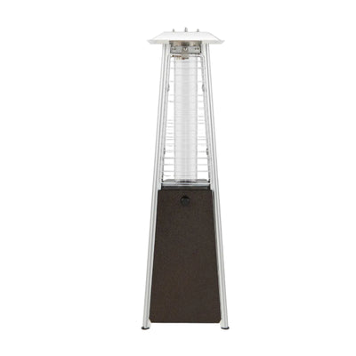 10,000 BTU Tabletop Patio Heater – Portable Steel Glass‑Tube Propane Heater with 360° Heat & Safety Protection