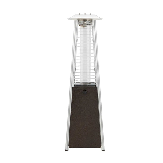 10,000 BTU Tabletop Patio Heater – Portable Steel Glass‑Tube Propane Heater with 360° Heat & Safety Protection