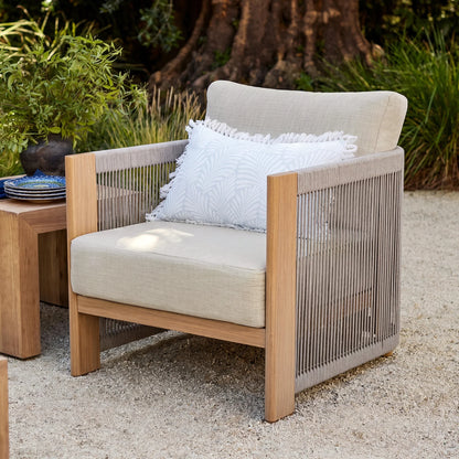 Positano 5-Piece Aluminum Outdoor Seating Set with Sunbrella® Cushions