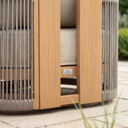 Positano 5-Piece Swivel Patio Conversation Set with Sunbrella® Cushions