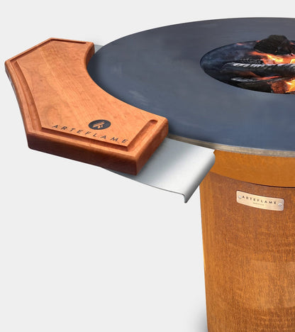 Arteflame Classic 40″ Grill with Storage Base – CORTEN Steel Outdoor Grill & Fire Bowl