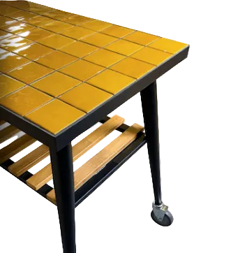 Infinity Side Table Long – Accessory Table for Infinity 50 & Infinity 66 Outdoor Fire Tables
