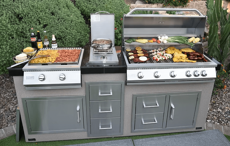 Kokomo 40” Built in Gas Grill (5 Burner/Back Burner)